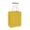250 Pcs Shadow Stripe Kraft Shopping Bags Natural Look 16" x 6" x 12"